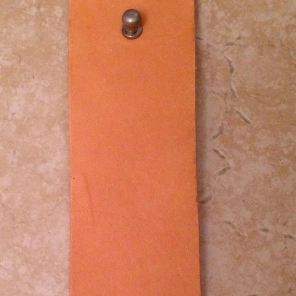 AMERICAN INDIAN CONCHO BELT Vtg Western Southwestern Handmade Leather Studs USA! - Picture 8 of 10